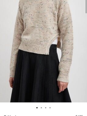 Tibi shrunken crewneck sweater, medium